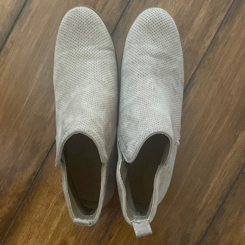 Tan booties